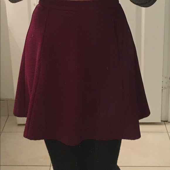 Dynamite Magenta Flare Skirt - Picture 2 of 5